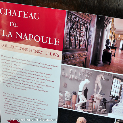 The castle of La Napoule is now a place of contemporary art exhibition.